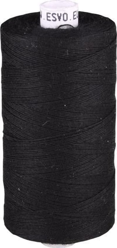 ESVO naaigaren - waterafstotend - 2 x 350 m - dikte 35 - zwart