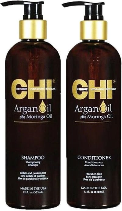 CHI Argan Oil Shampoo 355ml + Conditioner 355ml