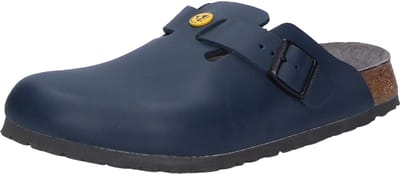 Birkenstock Boston ESD Dames Werkklompen Blue Narrow-fit |  Blauw | Leer | Maat 36