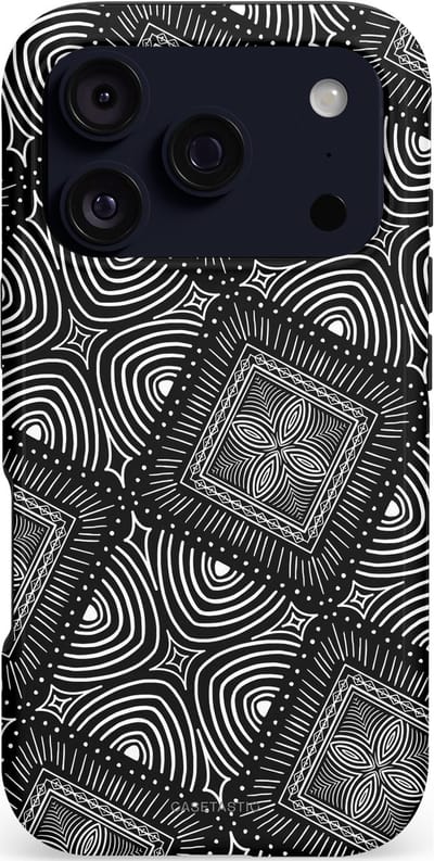 Casetastic hoesje geschikt voor Apple iPhone 17 Pro - MagSafe - Dubbellaagse bescherming - Ceramica - Fashion Case - Donkergrijs Grijs