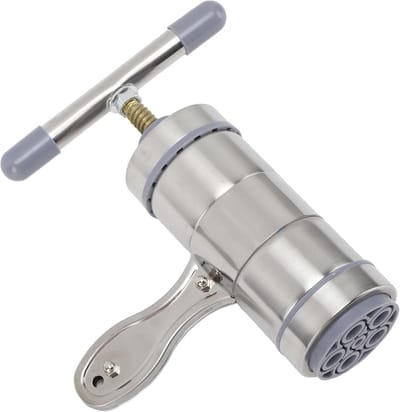 Dailygoods- Noedelmaker Roestvrij staal - Multifunctionele Noedelpers - Verstelbare Dikte - Handbediend - Snel en Gemakkelijk - Voor Noedels en Dumplings - Pastamaker