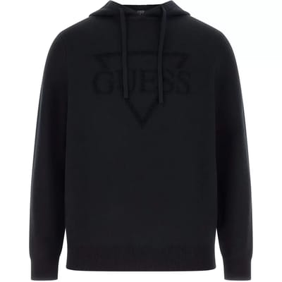 Guess Joby French Terry Hoodie Zwart S Man