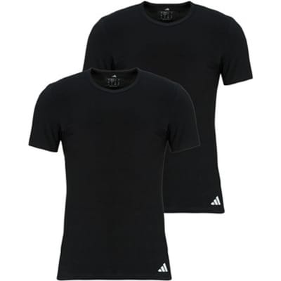 adidas Sportswear 2PK Crew Neck Shirt - Active Flex Cotton - Onderbroek Mannen - 2x zwart