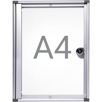 MAULextraslim Vitrine - zilver - 1 x A4 - 1 stuk - 3.1 x 27 x 35.1 cm - MAUL