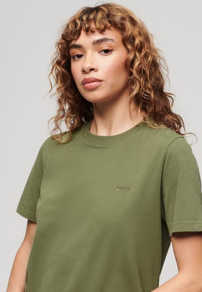 Superdry - Geborduurd Vintage Logo T-shirt van biologisch katoen - Dames - T-shirts