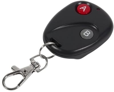 Allecto - Draadloze Afstandsbediening - Garagepoort Zender - Eenvoudig te programmeren - Zwart - 433 MHz - Geschikt voor universele afstandsbedieni...