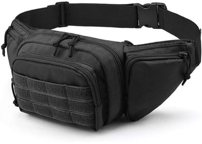 Outdoor heuptas 800D Oxford-nylon zwart