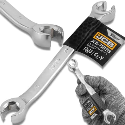 JCB - Ringsleutel Omsloten - 12x13mm - Cr-V - Zeskant