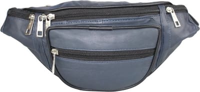 Fana Bags - Leren heuptas heren / dames donkerblauw - Heuptasjes heren leer - Buideltas - Crossbody heuptassen