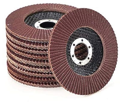Waaierschijven Ø 115 mm - 20 stuks - Gemengde korrel 40/60/80/120 voor Slijpen en Ontbramen