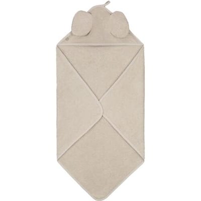 Prénatal badcape Otis Olifant Lightgrey unisex