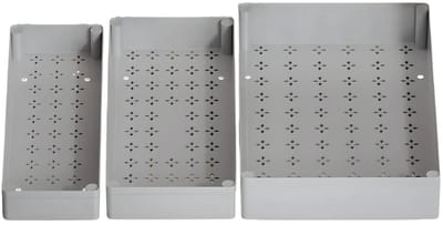 Uittrekbaar Kruidenrek Set - Keukenkast Organizer - 3 Stuks (S-M-L)