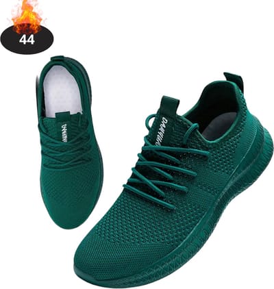 Livano Schoenen Heren - Sneakers - Comfortabel - Sportief - Casual - Volwassen - Donkergroen - Maat 44
