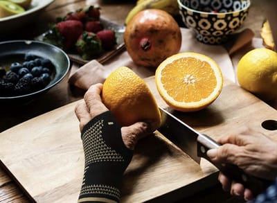 Hiden - Compressie Pols Brace - Compressie Handschoenen - Reuma handschoenen Dames - Pols ondersteuining - Wrist Wraps