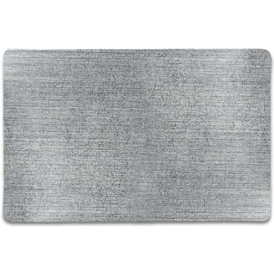 Unique Living | Placemat Metallic | Rechthoekig | Polyester | Zilver | 30x45cm