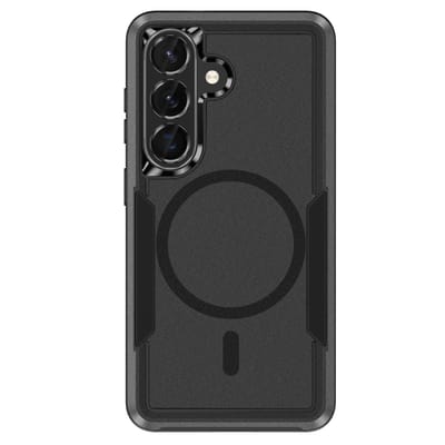 imoshion Hoesje - Geschikt voor Samsung Galaxy S24 / S25 - Backcover met Magnetische Ring - Zwart