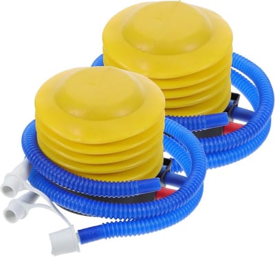 Set van 2 Stuks Voetpomp voor Ballonnen - Handmatige Luchtpomp voor Feestdecoratie en Opblaasbare Voorwerpen