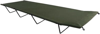 Veldbed - Kampeerbed - Kamperen en outdoor - Snel opzetbaar - Compact demonteerbaar - Olijf