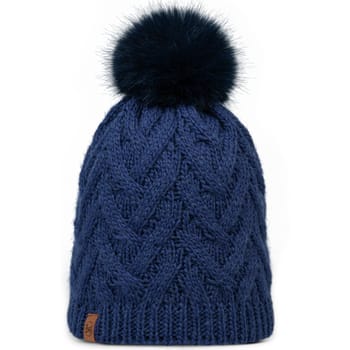 Buff Knitted Fleece Caryn Beanie, Vrouwen, Marineblauw, Muts, maat: One size