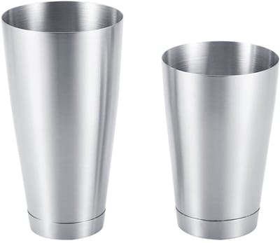 Dailygoody - Roestvrij Stalen Boston Cocktail Shaker Set - Professionele Bartending Tool - 750 ML - Zilver - Slijtvast en Roestbestendig - Voor Thuis ...