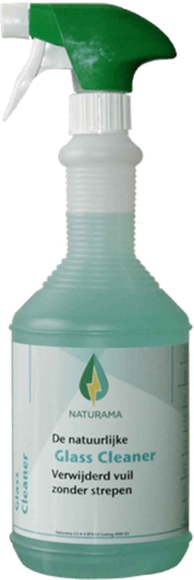 Naturama Green Planet - Glasreiniger - Glass & Window Cleaner - 100% natuurlijk - Biologisch - Vegan - Palmolie vrij - Dierproefvrij - 1x 1 liter