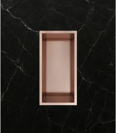 Hotbath &More BOX015 inbouwnis 30x15x10cm geborsteld koper PVD