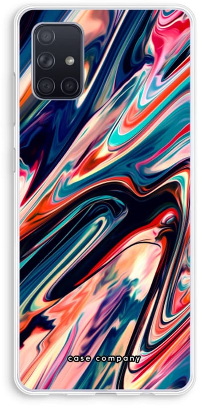 Case Company® - Hoesje geschikt voor Samsung Galaxy A71 hoesje - Quantum Being - Soft Cover Telefoonhoesje - Bescherming aan alle Kanten en Schermrand