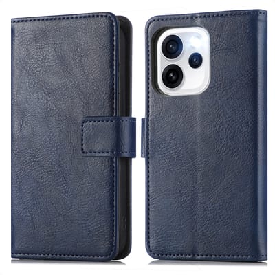 imoshion Hoesje - Geschikt voor Oppo Reno15 Pro (5G) - Luxe Bookcase - Donkerblauw