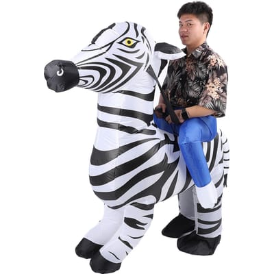 Opblaasbaar Dier Kostuum Volwassene Opblaasbaar Pak Performance Dier Kostuum voor Evenementen Feesten Cosplay Eén Maat gray