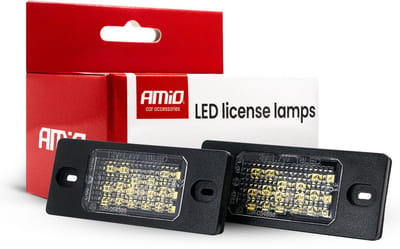 AMiO LED Kentekenverlichting CLP11 PORSCHE en VAG – Set van 2 - Nummerplaatverlichting Lampen voor VW, Skoda en Porsche