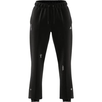 adidas Sportswear Losvallende Broek met op Healing Crystals Geïnspireerde Graphics - Dames - Zwart- S