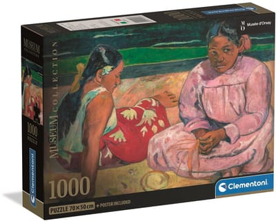 Clementoni - Puzzel - 1000 Stukjes - Museum Femmes de Tahiti - Puzzel Voor Volwassenen