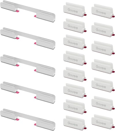Govee witte montageclips Neon Rope Light 2 - set van 20 clips