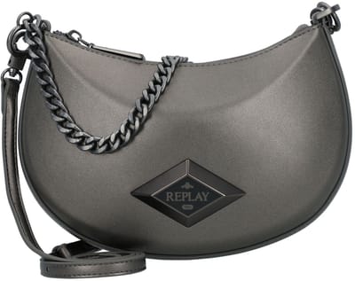 REPLAY schoudertas Crossbody Bag Gun Metal donkergrijs