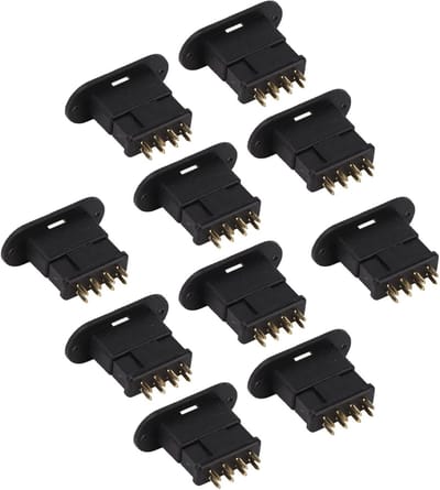 10 Paar MPX 8 Pin Plug Verbeterde Contactprestaties voor Male en Female Connectoren voor RC Batterijen