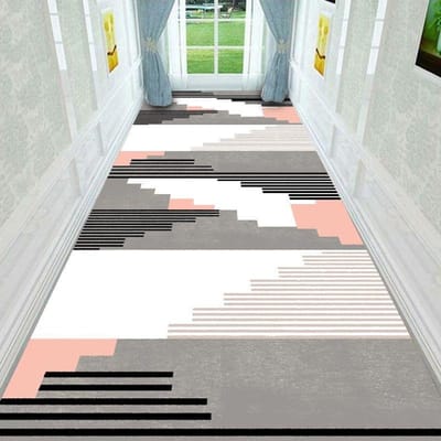 Luxe design lange loper voor gang, haldecoratie, antislip strip tapijten, HOTEL woonkamer deuropening, wasbare deurmat 60x100cm