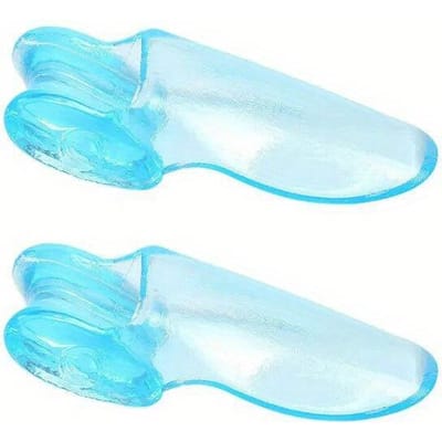 2pcs Bigfoot Bones Day and Night to Separate Toe Sets Toe Dividers Bunion Valgus Corrector Use Male and Female