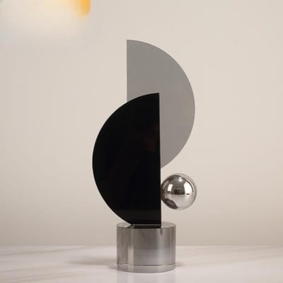Premium Stijl High-end Kristallen Geometrische Ornamenten Woonaccessoires Woonkamer TV-meubel Salontafel Abstract Pluche Decoratie Kunstwerk