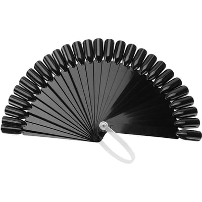 32 stuks nepnageltip stick palet manicure polish gel display oefengereedschap zwart