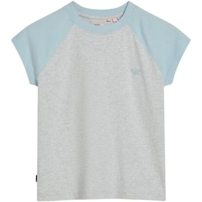 Superdry - Essential Logo T-shirt van biologisch katoen met raglanmouwen - Dames - T-shirts