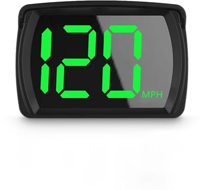 Digitale GPS-snelheidsmeter (MPH) - snelheidsmeter auto - auto - auto accessoires - Grote LED-lettertypen - Automatische lichtdetectie - Head-updisplay - Realtime snelheidsmeter voor auto's - USB Plug and Play - Voor vrachtwagens, SUV's en motoren