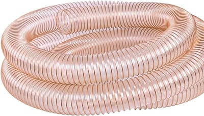 Flexibele Slang - Zuigbuis Stof - Stofafzuiging Werkplaats - Transparant Materiaal - ID 32MM - Transparant