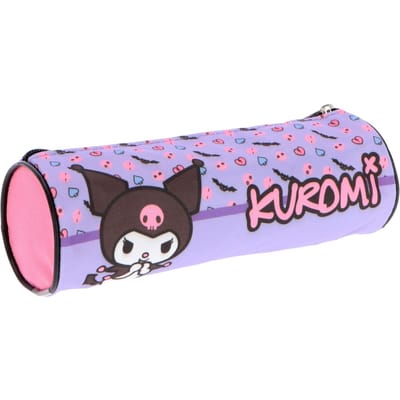 Kuromi Etui - Pennenetui voor Kind - Rond - Paars - Pennenzak