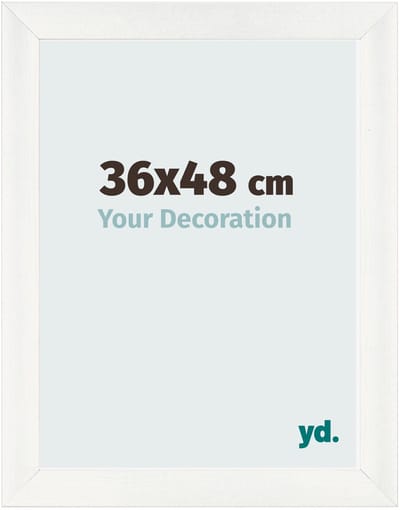 Your Decoration - Fotolijst 36x48 cm - MDF - Wit Geveegd - Pisa