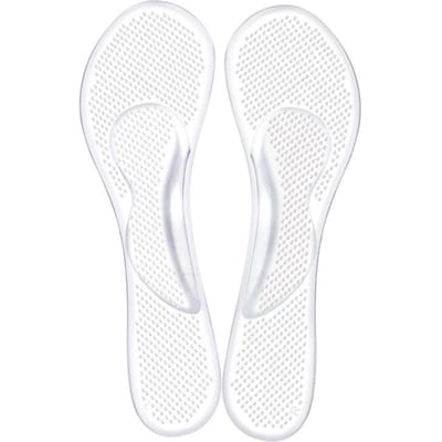 Lange GEL Onzichtbare Hoge Hakken Pad Vrouwen Platte Voeten Koel Binnenzolen Boog Schokabsorptie Massage Zeven Punten one size fits all transparant