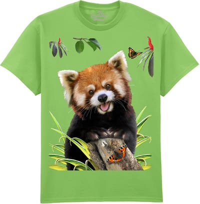 Rode Panda Lesser Red Panda The Coloured House T-shirt M