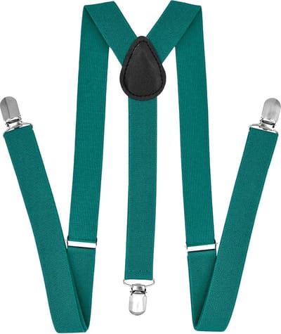 Fako Fashion - Heren Bretels - Dames Bretels - Effen - 100cm - Aqua