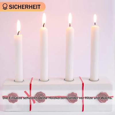 STAR&STER 30 stuks zilveren kaarsenhouders voor staafkaarsen, metalen kleine kaarsenhouders, kaarseninzet tafelkaarsen, kaarsenstandaard, kaarsenhouder voor woonkamer, eetkamer en slaapkamerdecoratie Merk: Aongray