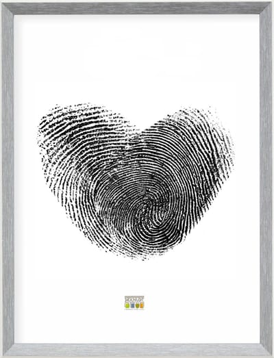 Deknudt Frames fotolijst S46CH7 - grijs met wit randje - foto 30x45 cm
