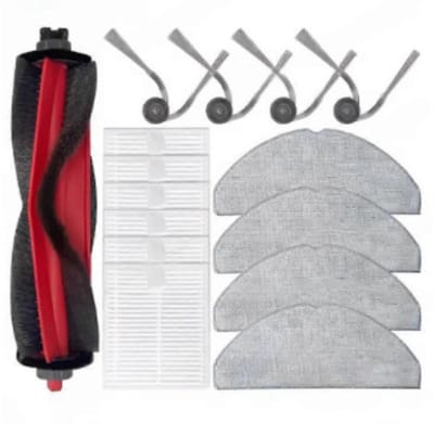 15 stuks Reserve Accessoires voor Roborock Q7 M5/M5+, Q7 L5/L5+ Robotstofzuiger - 1 Hoofdborstel, 6 Filters, 4 Zijborstels, 4 Dweildoeken